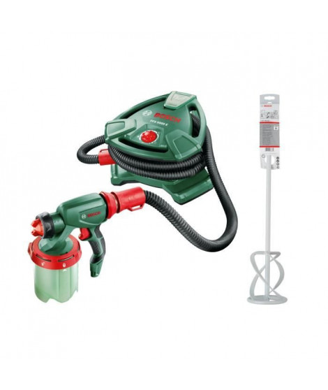 BOSCH Pistolet a peinture PFS 5000 E - 1200 W - Débit : 500 ml/min + Malaxeur