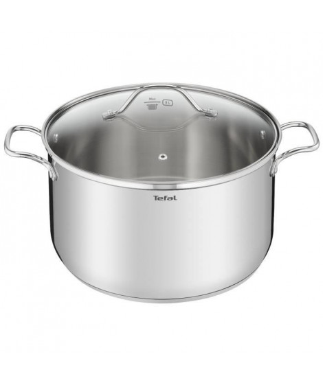 TEFAL B9086414 Intuition XL Grande Marmite Inox 28 cm - 9.6L + Couvercle