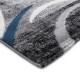 SUBWAY ENCADRE Tapis de salon en polypropylene - 120 x 170 cm -  Bleu