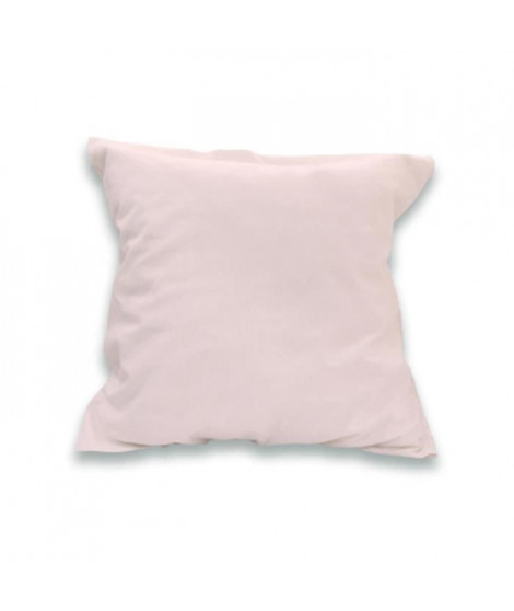 SOLEIL d'OCRE Lot de 2 Taies d'oreiller 100% Coton 65x65 cm Rose