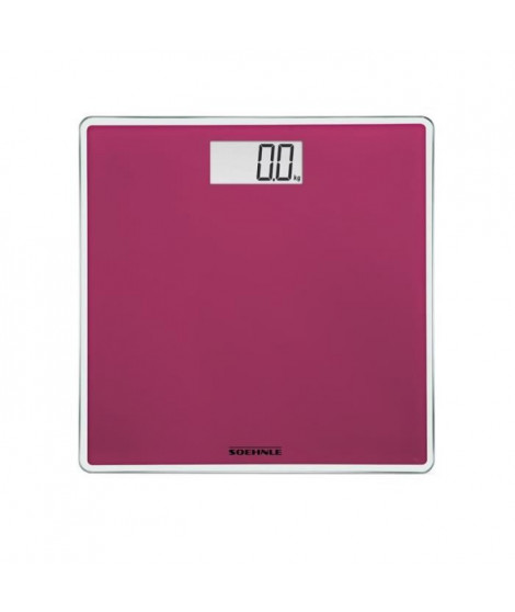 SoeHNLE Pese-personne Electronique Compact 200 - 180 kg/100g - Rose