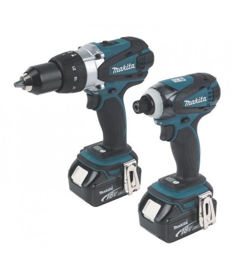 MAKITA Combopack perceuse a percussion et visseuse a chocs - DLX2145TJ