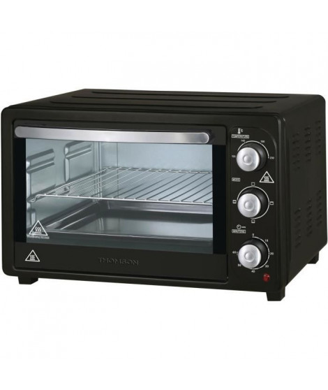 THOMSON THEO52910  Mini Four électrique - 100 a 130 C° - Convection naturelle et gril - Poignée en Inox - 1500W - 28L