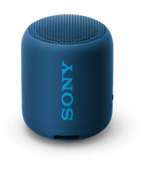 Sony SRSXB12L.CE7 Enceinte portable - Bluetooth - Extra Bass - Waterproof - 16h d'autonomie - Bleu
