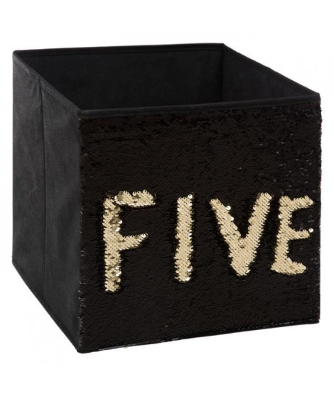 Tiroir de rangement - 31 x 31 cm - Sequin Noir