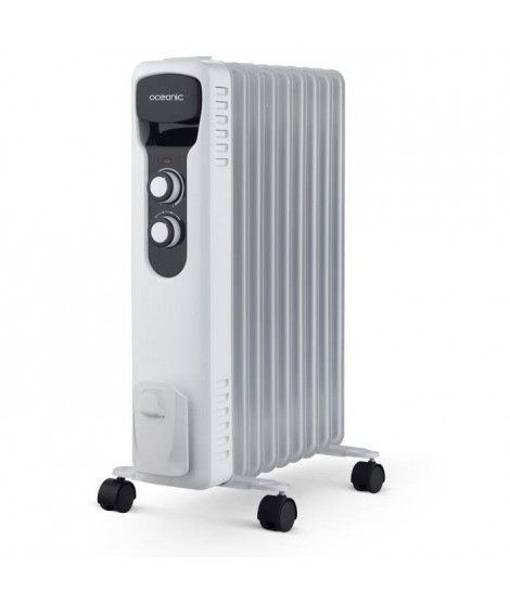 OCEANIC 2000W Radiateur électrique bain d'huile mobile - 3 puissances