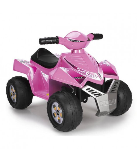 FEBER - Quad Racy Pink - Véhicule Electrique pour Enfant 6 Volts