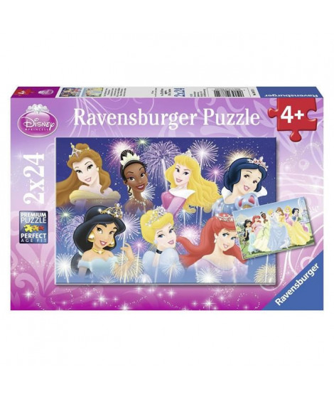 DISNEY PRINCESSE Puzzle Princesses réunies 2x24pcs