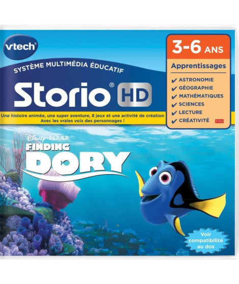 VTECH Jeu hd storio - le monde de dory