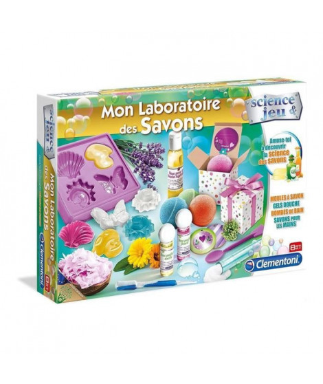 CLEMENTONI Science & Jeu - Mon Laboratoire des Savons - Jeu scientifique