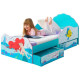 DISNEY PRINCESSES Ariel Lit enfant 70x140 cm avec espace de rangement sous le lit