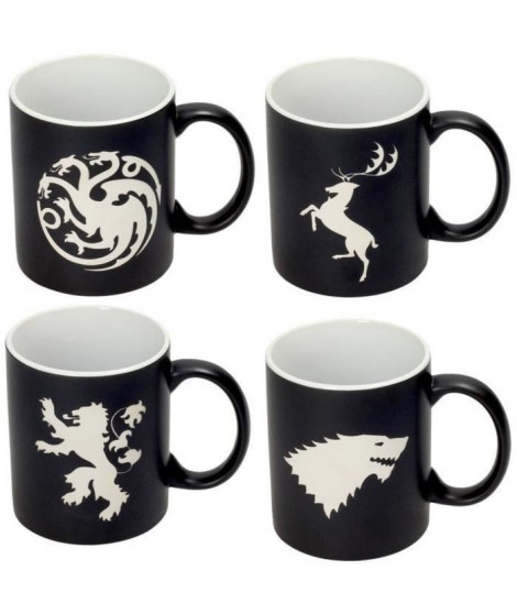 Set de 4 mugs - Game Of Thrones - Collector's Edition