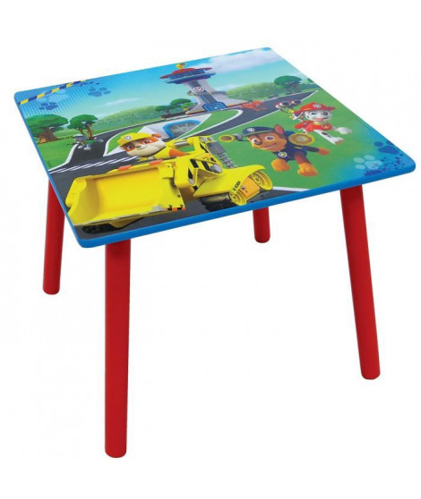 Fun House Pat Patrouille table carree + tabouret pour enfant