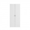 VARIA Armoire 2 portes décor blanc L81 cm