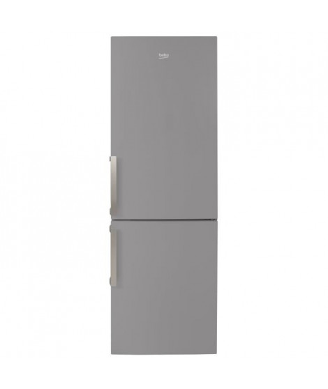 BEKO RCSA365K21S Réfrigérateur combiné-346L (233L + 113L)-froid brassé / froid statique-A+-L59,5 x H185,3cm-Silver