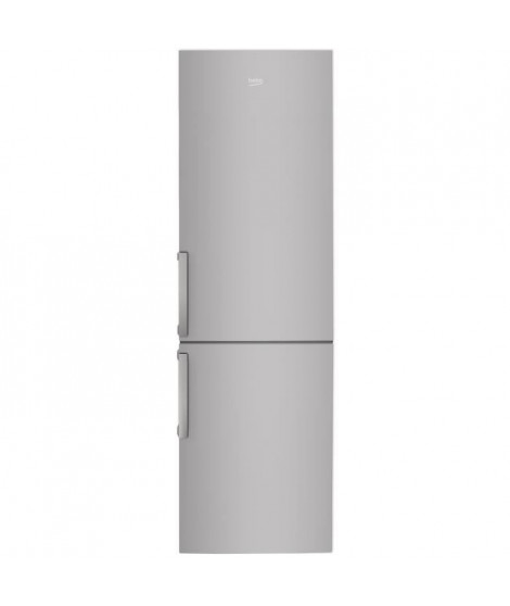 BEKO RCSA400S - Réfrigérateur congélateur bas - 380L (267+113) - Froid statique - A+ - L 59,5cm x H 201cm - Silver