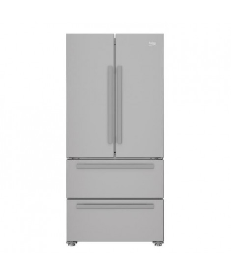 BEKO REM60S - Réfrigérateur multi-portes - 539L (387+152) - Froid ventilé - A+ - L 84cm x H 182,5cm - Silver