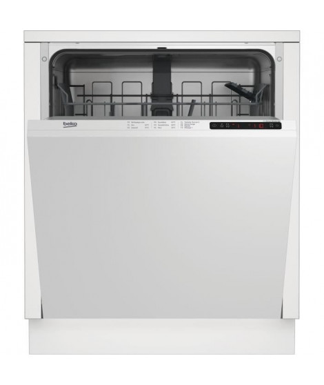 BEKO - LVI72F -Lave-vaisselle encastrable - 13 couverts - 46dB - A++ - Larg.60cm