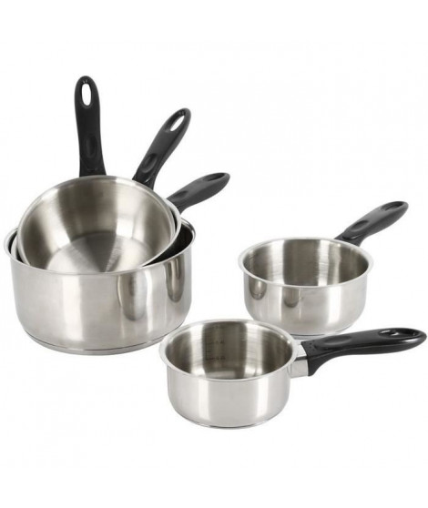 CREALYS 501534  set de 5 casseroles inox induction