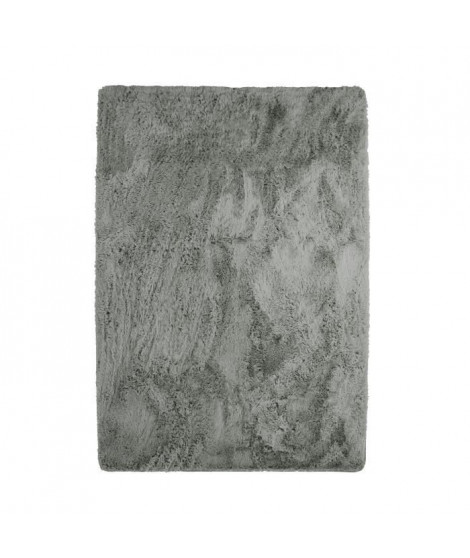 NEO YOGA Tapis de salon ou chambre - Microfibre extra doux - 190 x 290 cm - Gris clair