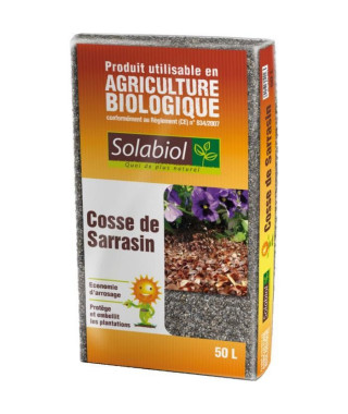 SOLABIOL - Cosse de Sarrasin - Sac 50 L - UAB