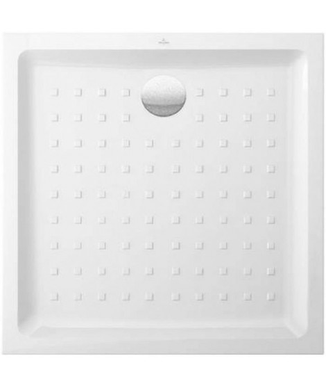 VILLEROY & BOCH Receveur de douche carré a poser O.novo - 90 x 90 cm - Céramique - Blanc