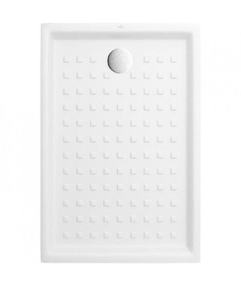 VILLEROY & BOCH Receveur de douche rectangulaire a poser O.novo - 120 x 80 cm - Céramique - Blanc