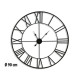 Grande horloge en métal Gaia Ø 90 cm - Piles incluses