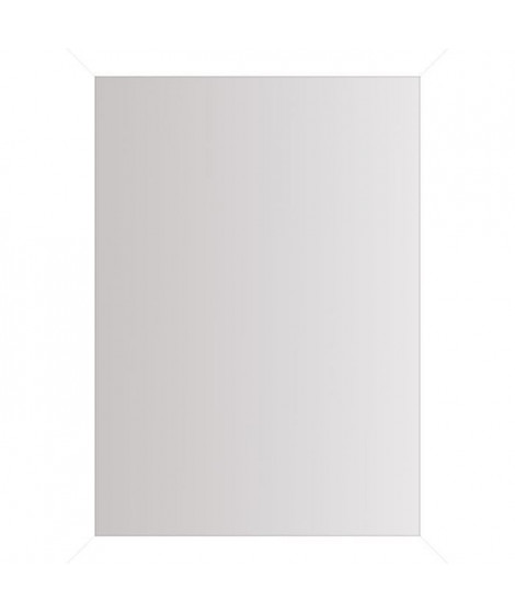 BASIC Miroir rectangulaire 50x70 cm Blanc