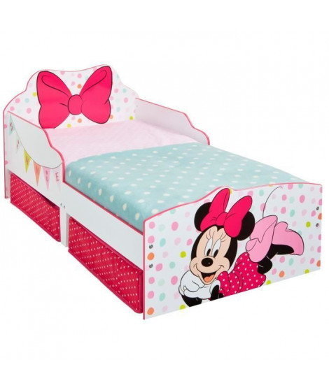 Minnie Mouse - Lit pour enfants avec espace de rangement sous le lit