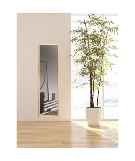 Miroir 30x120 décor bois cérusé