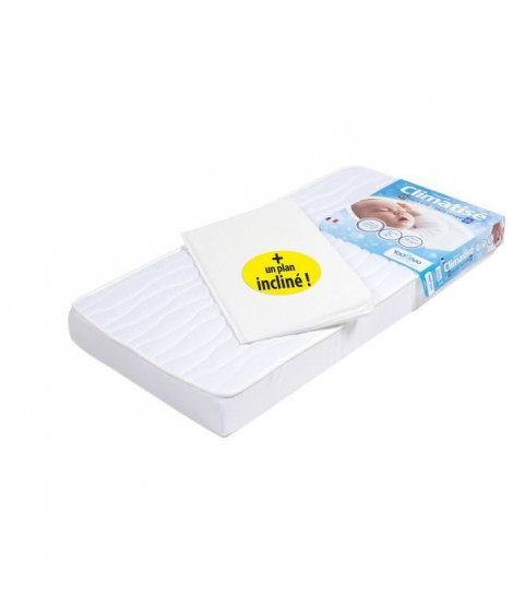 YOOPIDOO Matelas climatisé 60x120 cm + Plan incliné