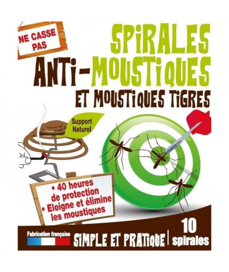 NONA 10 spirales anti-moustiques