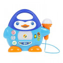 WINFUN - Lecteur de musique Penguin avec microphone bleu