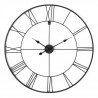 Horloge ronde - Métal - Ø 80 x épaisseur 3,5 cm - Noir