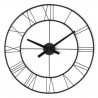 Horloge ronde - Métal - Ø 60 x épaisseur 3 cm - Noir