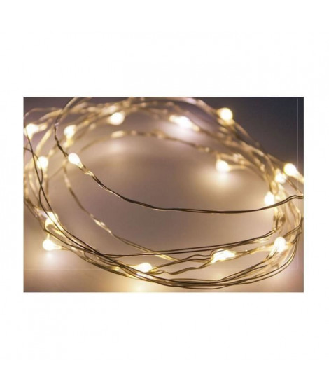 XmasKING Guirlande LED d'intérieur noël - Blanc chaud - 190 cm