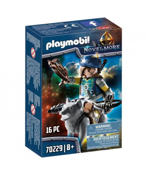 PLAYMOBIL 70229 - Novelmore - Arbalétrier Novelmore et loup  - Nouveauté 2020