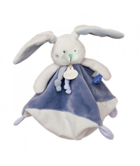 BABYNAT Doudou lapin 25cm - bleu