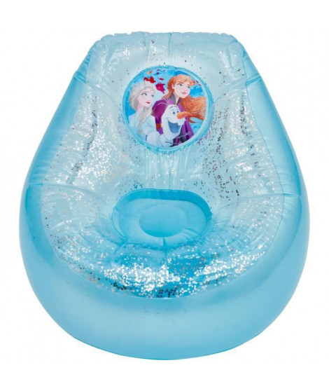 DISNEY FROZEN Fauteuil poire gonflable La Reine des Neiges - Pour enfants - Bleu