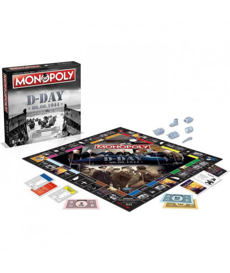 MONOPOLY - D-DAY - Jeu de societé - Version française