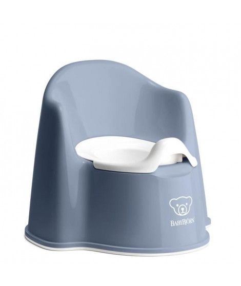 BABYBJORN Pot Fauteuil, Bleu profond/Blanc