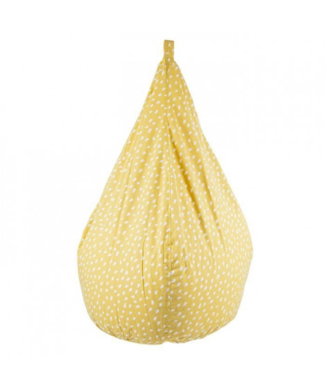 Poire Coton imprimée CHIPS - Jaune - D 75 x H 110 cm