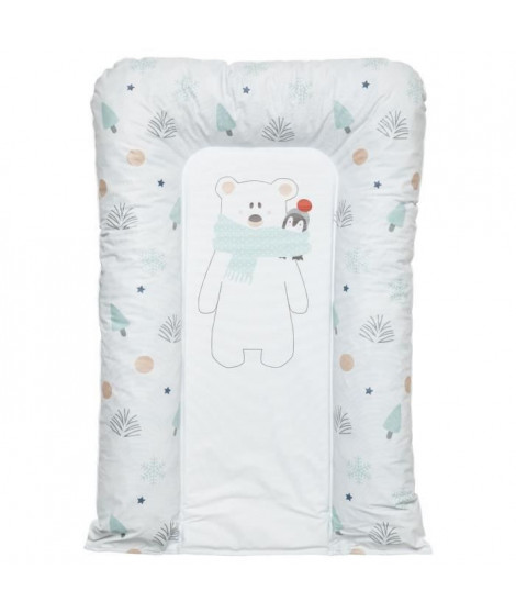 BABYCALIN Matelas a langer Flocons Ours Pingouin