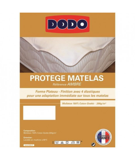 DODO Protege matelas AMBRE 160x200cm Plateau