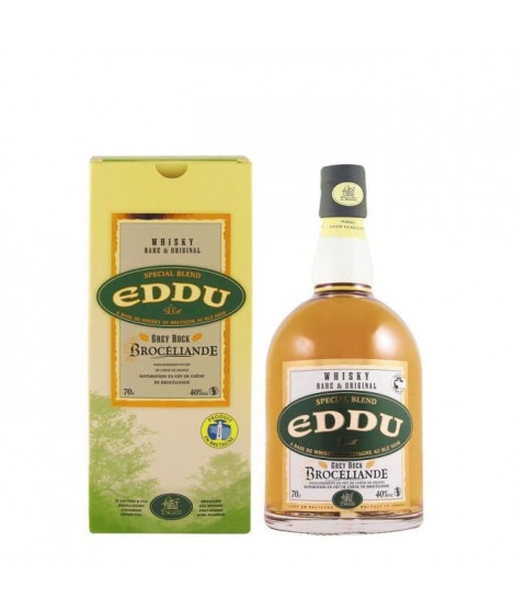 Eddu Grey Rock Brocéliande - Blended Whisky France - 40%vol - 70cl