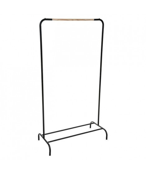 Portant a vetement simple - H 149 cm - Noir