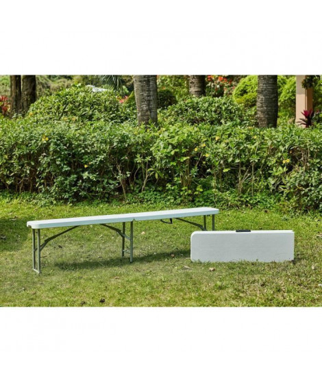 Banc pliable pour table de réception 180 cm