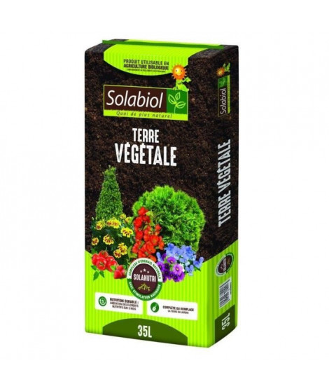 SOLABIOL - Terre Végétale - Sac 35 L - UAB