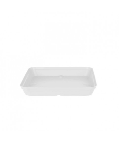 ARTEVASI Soucoupe Capri Carrée - 34 x 34 x 4,5 cm - Blanc